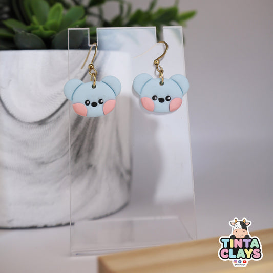 Koya BT21 BTS inspired Minini | Koala Character Earrings