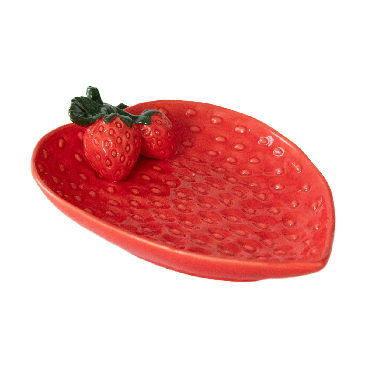 Strwbery Plates Porcelain Strawberry Plate – HandmadeSask
