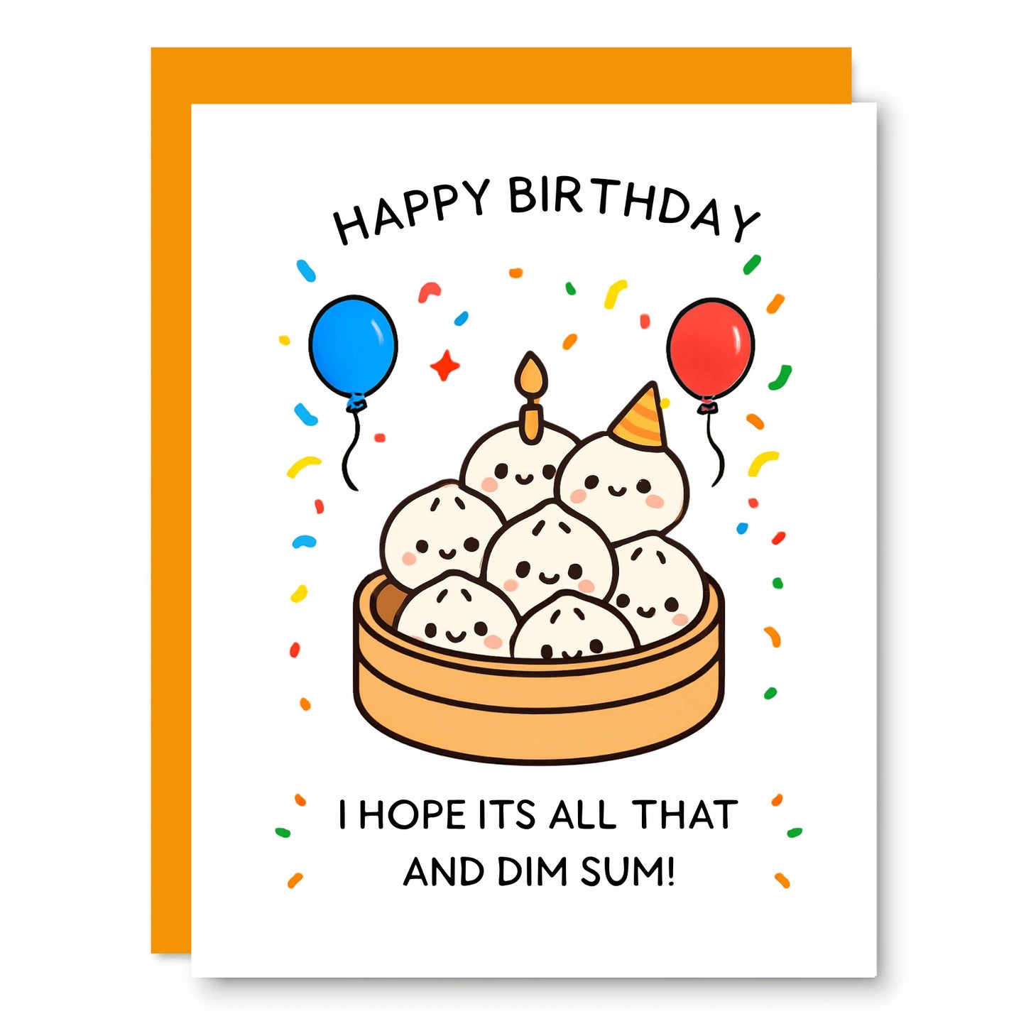 Dim Sum Birthday Greeting Card