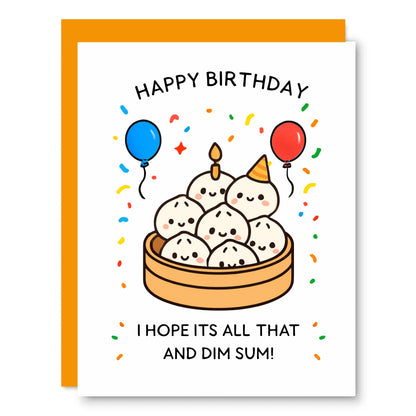 Dim Sum Birthday Greeting Card