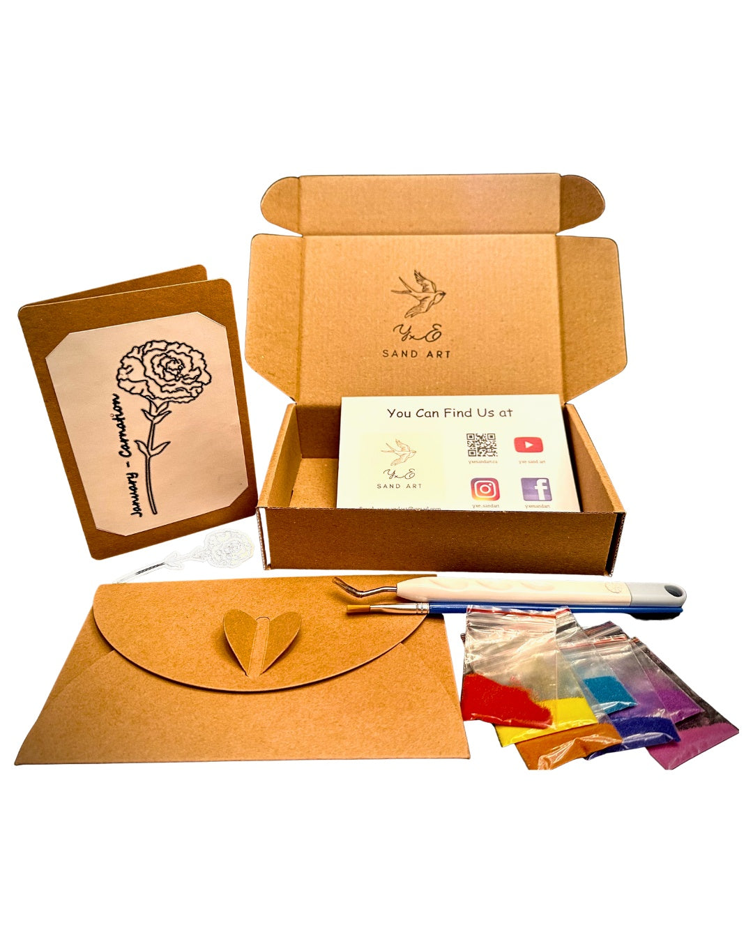 DIY Greeting Card Sand Art Kit