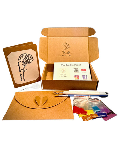 DIY Greeting Card Sand Art Kit