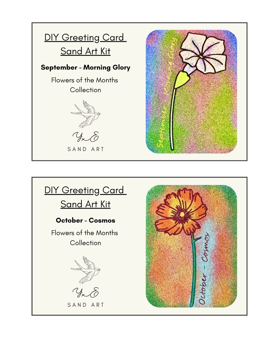 DIY Greeting Card Sand Art Kit