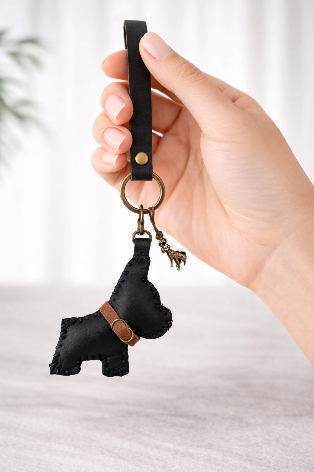 Dog keychain