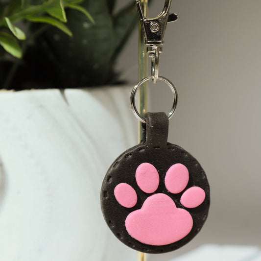 Dog Paw Keychain