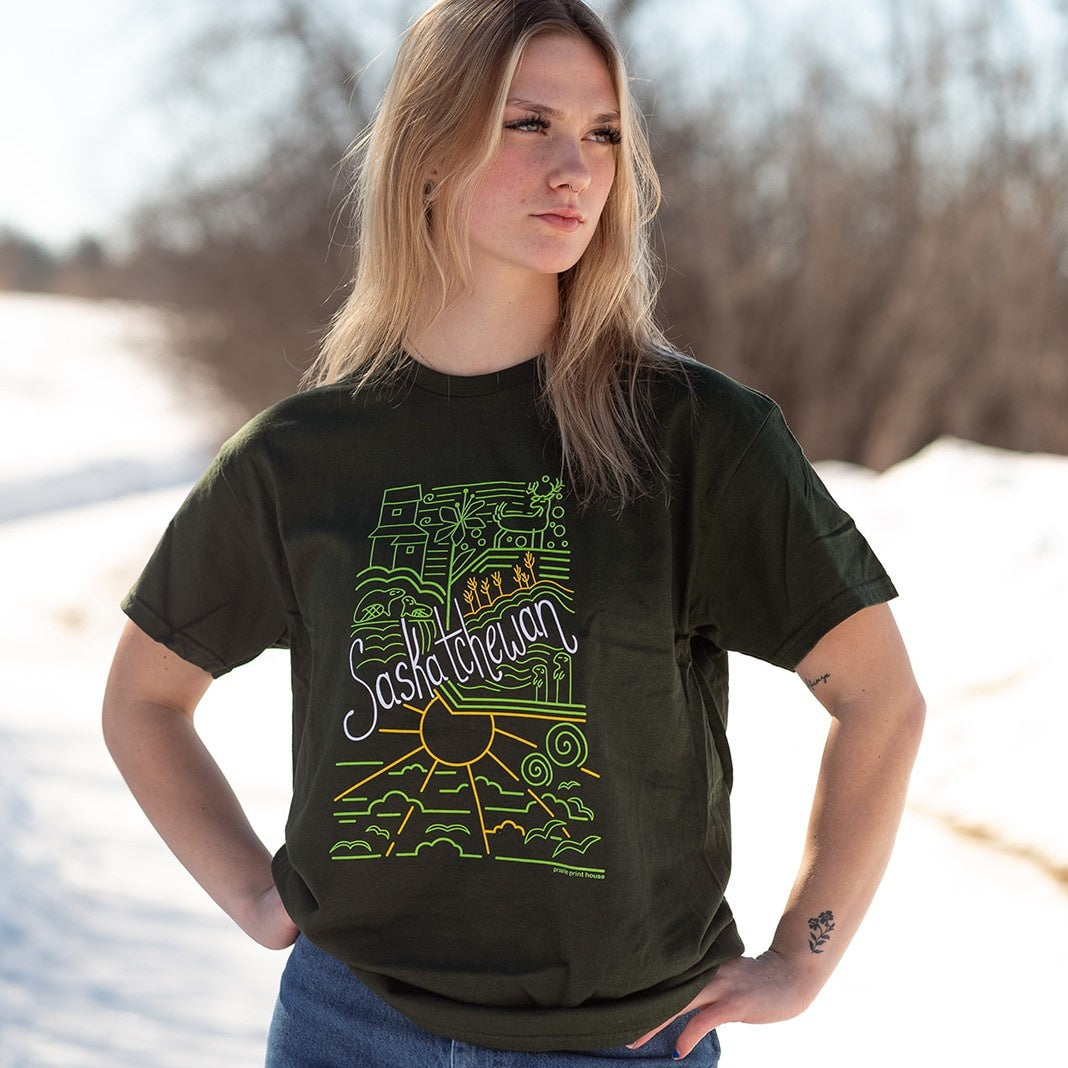Doodle Lines - T-Shirt