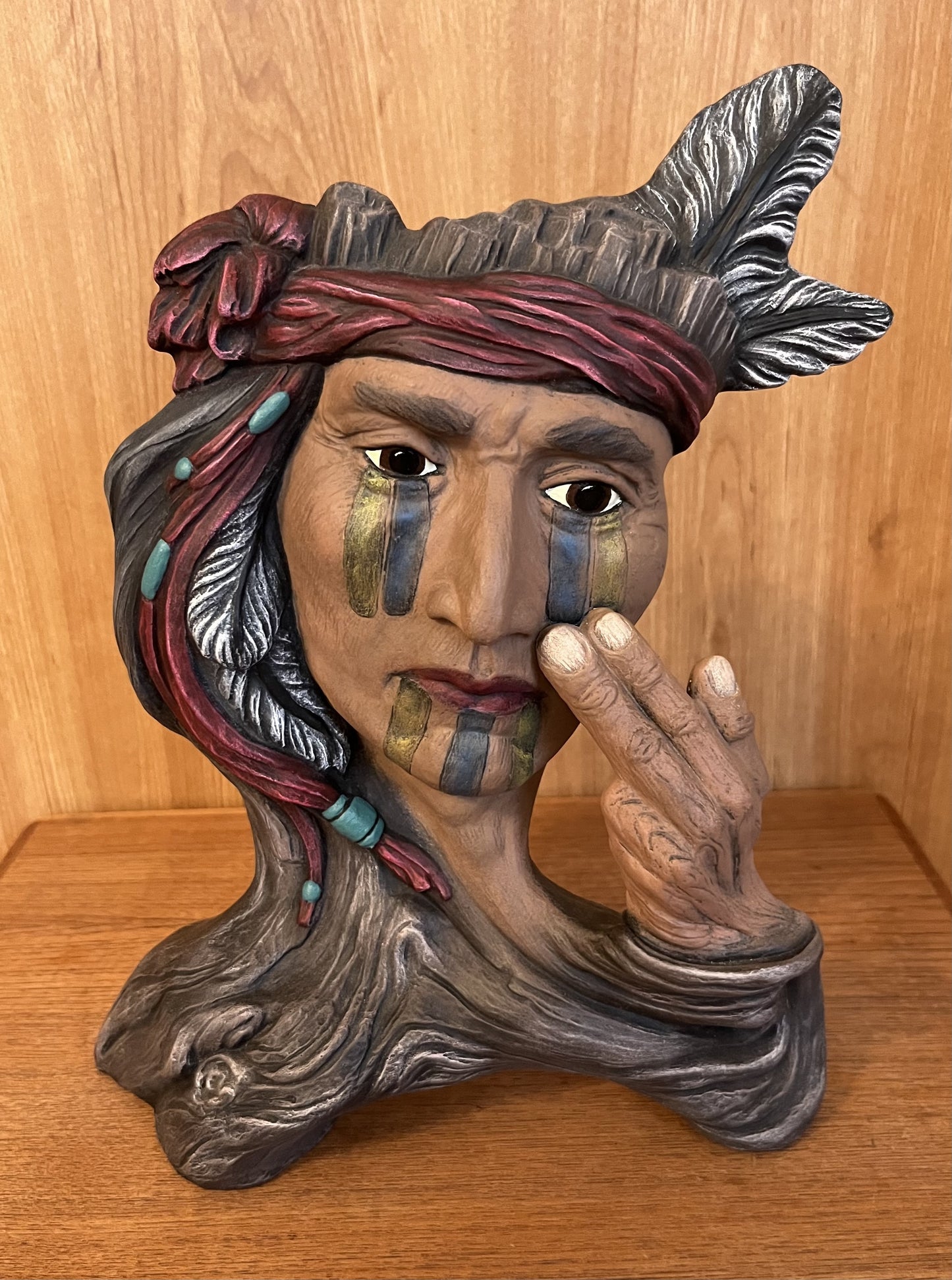Driftwood Spirit Warrior Ceramic