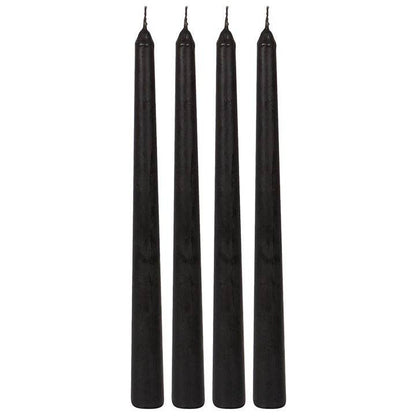 Set of 4 Gothic Pink Vampire Tears Bleeding Halloween Taper Candles