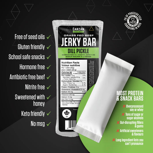 Dill Pickle Jerky Bars