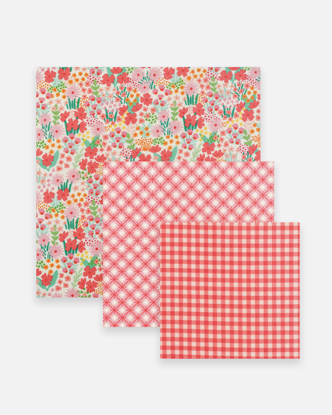 Beeswax Wrap Variety Set - Pink