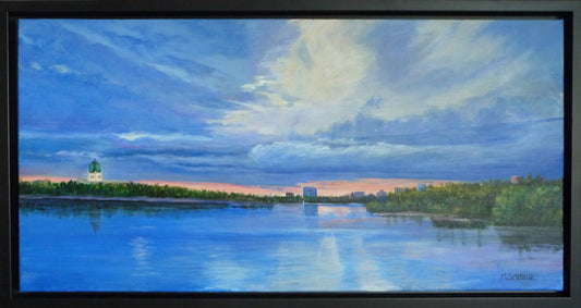 EVENING BLUES - ORIGINAL PAINTING