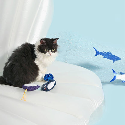 HugSmart Pet - Ocean Pals  | Whale&Stingray - Cat Toy