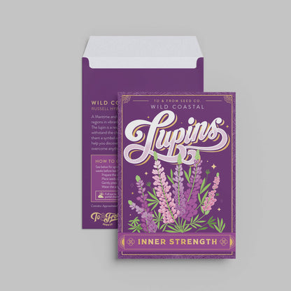 Floriography Seed Packet Countertop Display + 100 Seed Packets