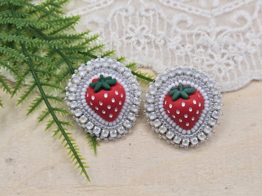 Flat Stitch Earrings