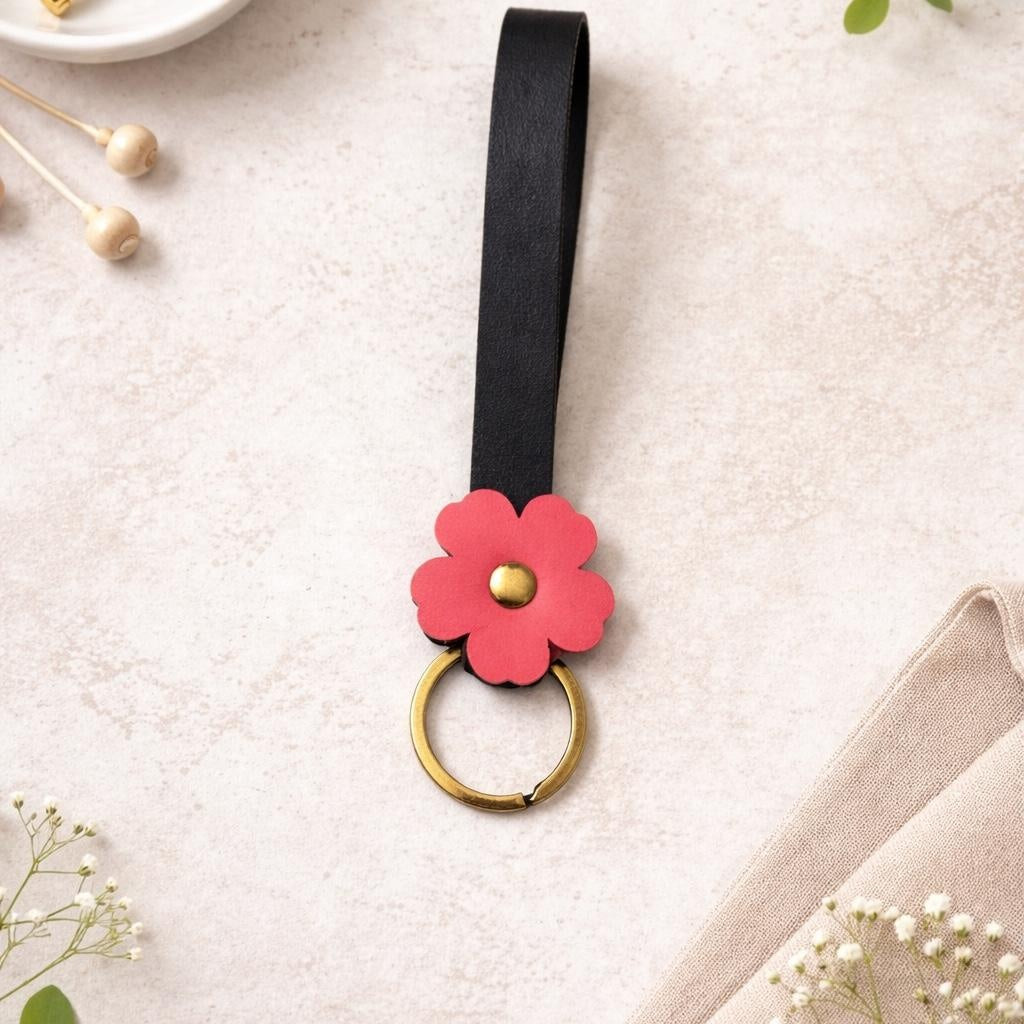 Flower Charm Keychain