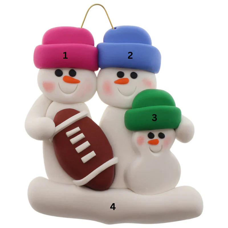 Football Family Ornaments