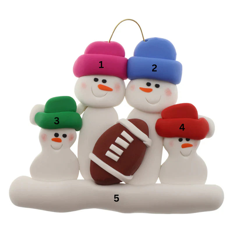 Football Family Ornaments