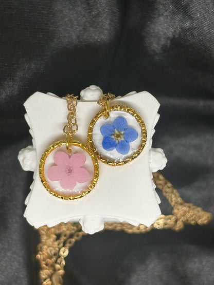 Forget Me Not Flower Necklace