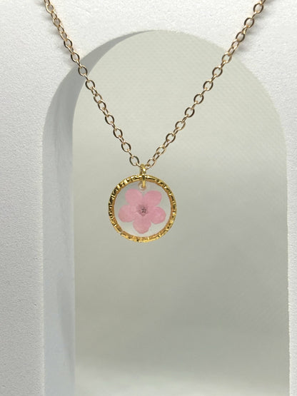 Forget Me Not Flower Necklace