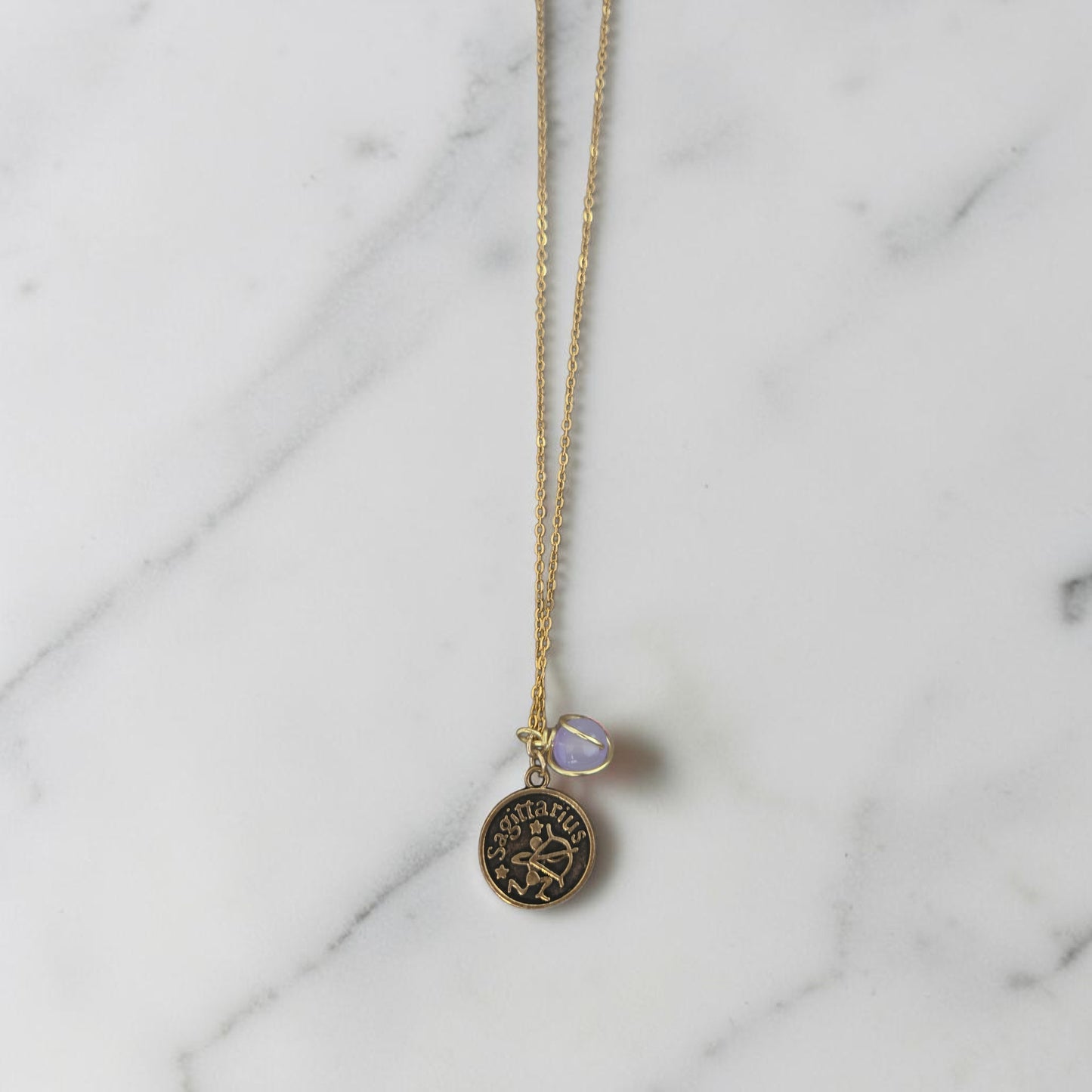 Gold Horoscope Necklace
