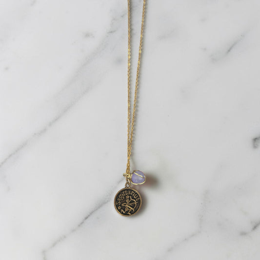 Gold Horoscope Necklace