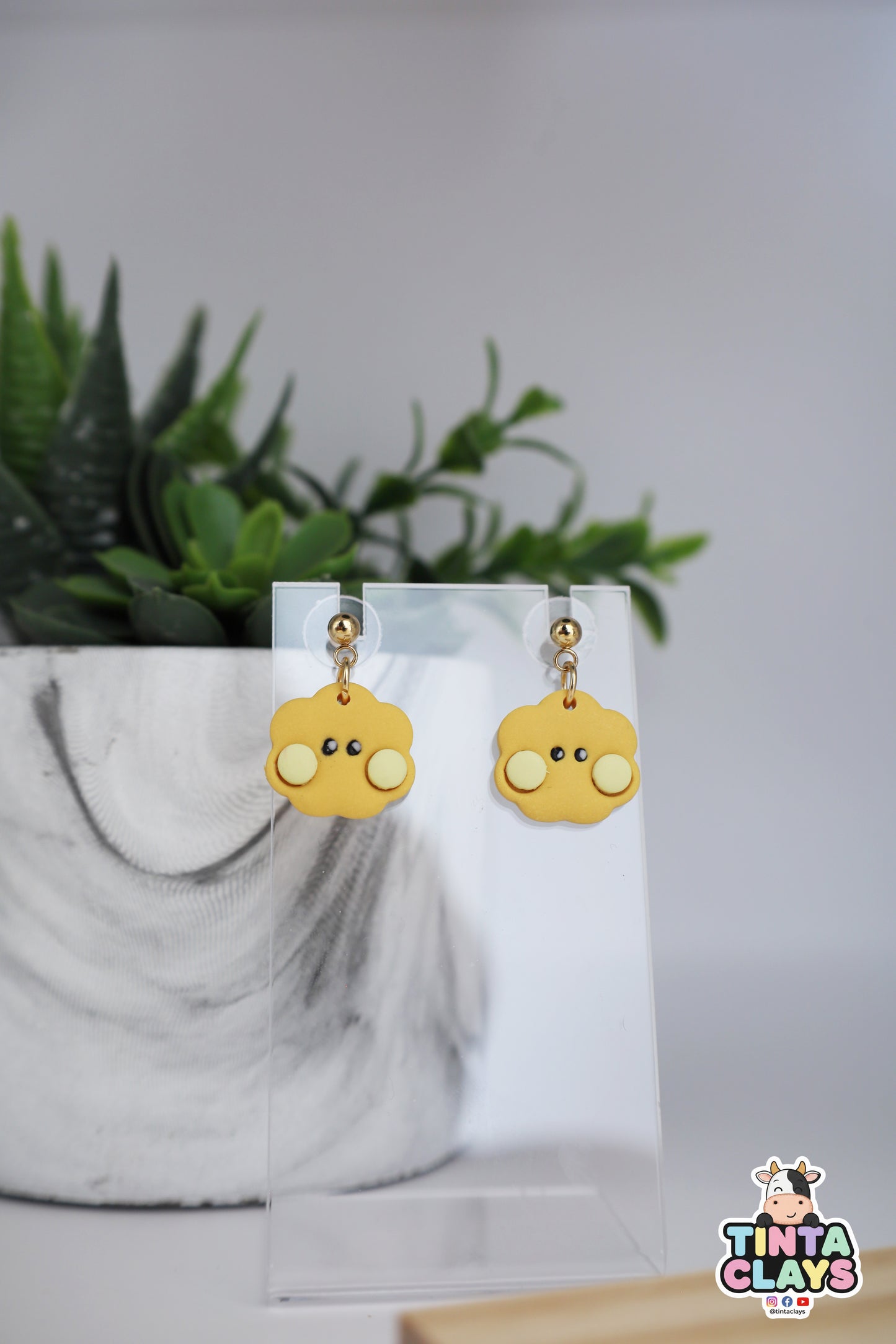 Shooky BT21 BTS inspired Minini | Cookie Character Earrings