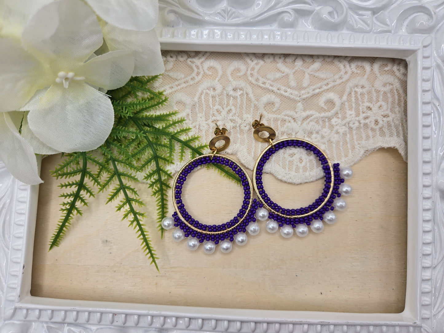 Hoop earrings