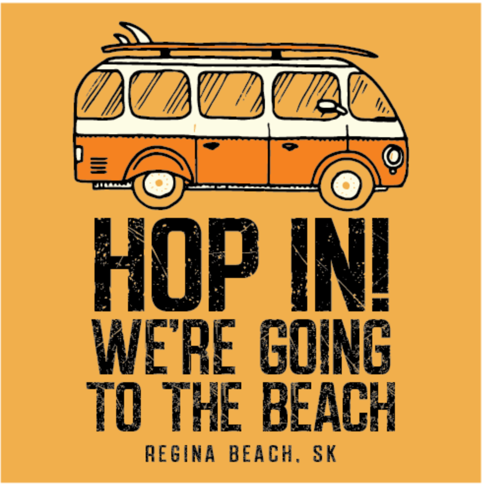 FLAT // Regina Beach Hop In / Unisex Tshirt
