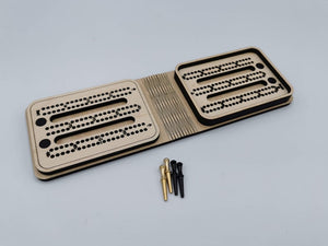 Folding Travel Cribbage Board