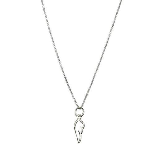 Angel Wing Necklace - Silver