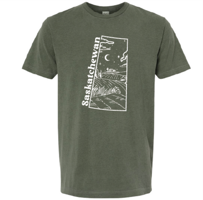 FLAT // Saskatchewan Shape / Unisex Tshirt