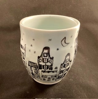 Large Moonlit Cityscape cup