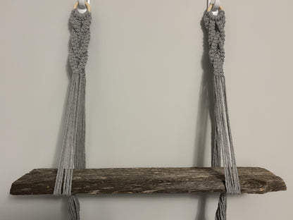 Macrame shelf