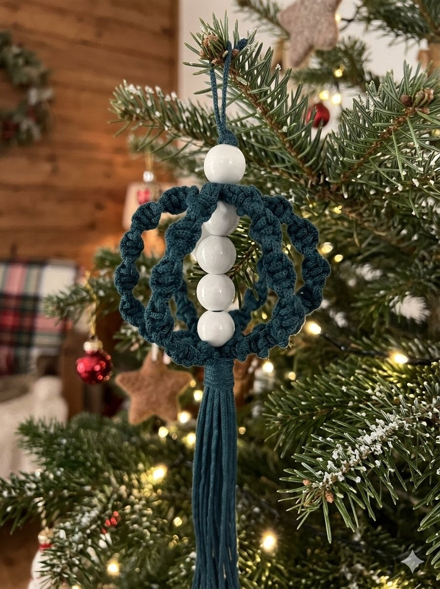 Macrame Christmas decoration - assorted