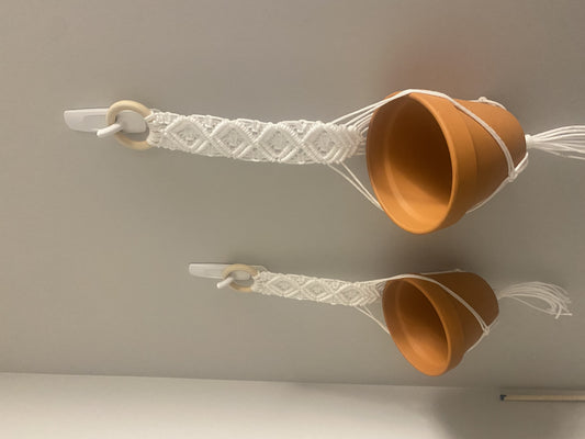 Macrame plant hanger- set of 2