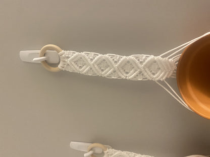 Macrame plant hanger- set of 2