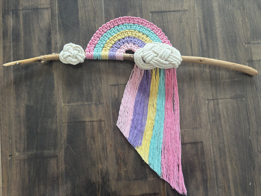 macrame rainbow