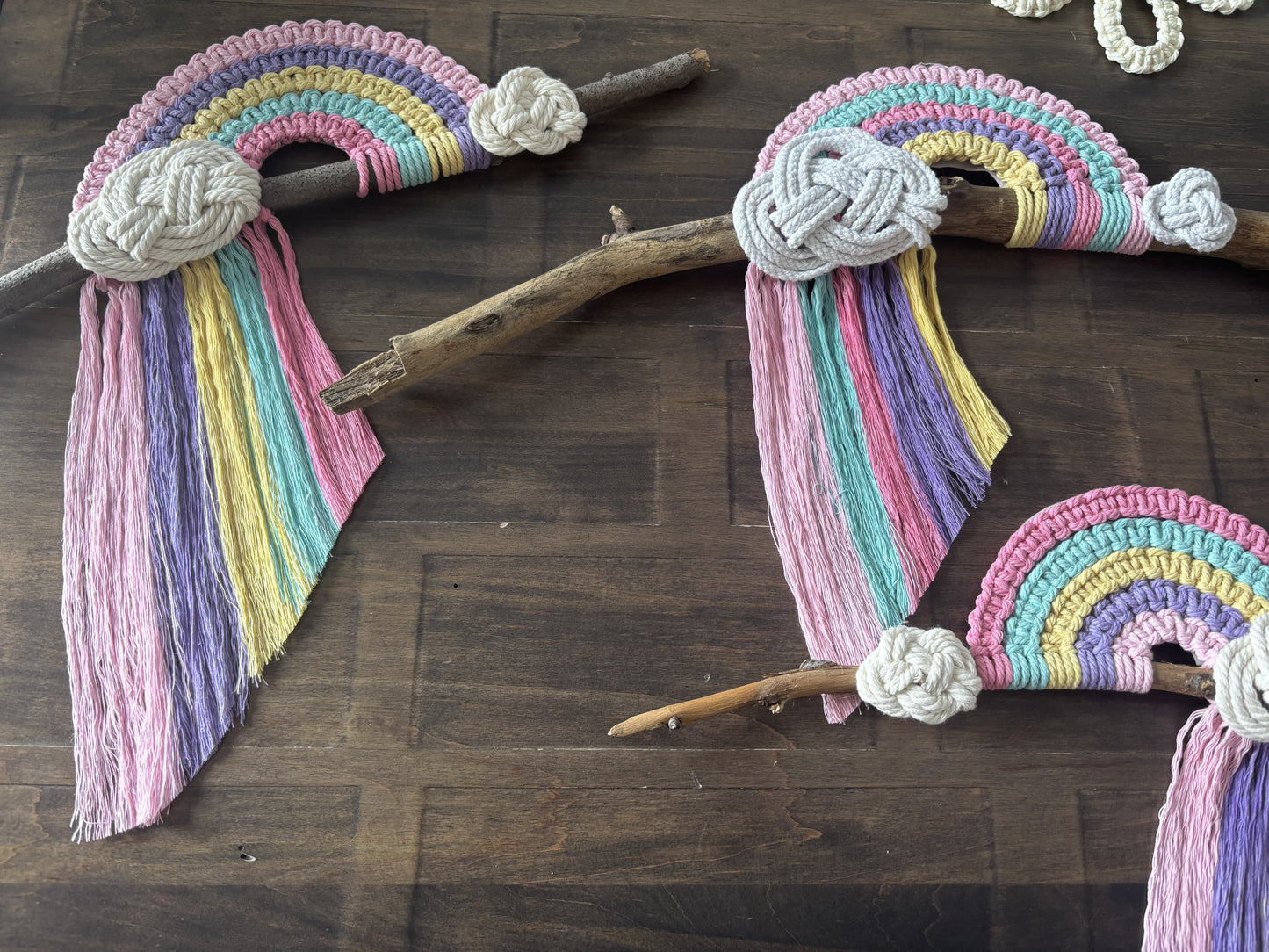 macrame rainbow