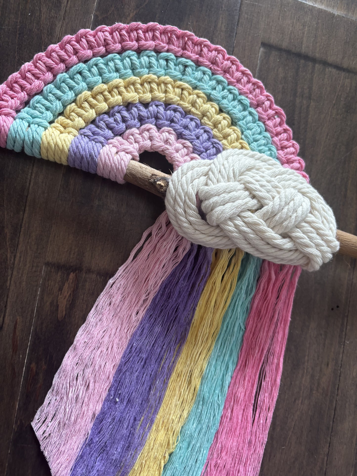 macrame rainbow