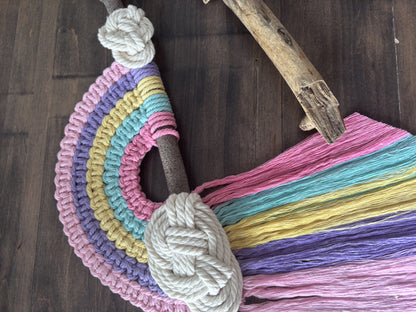 macrame rainbow