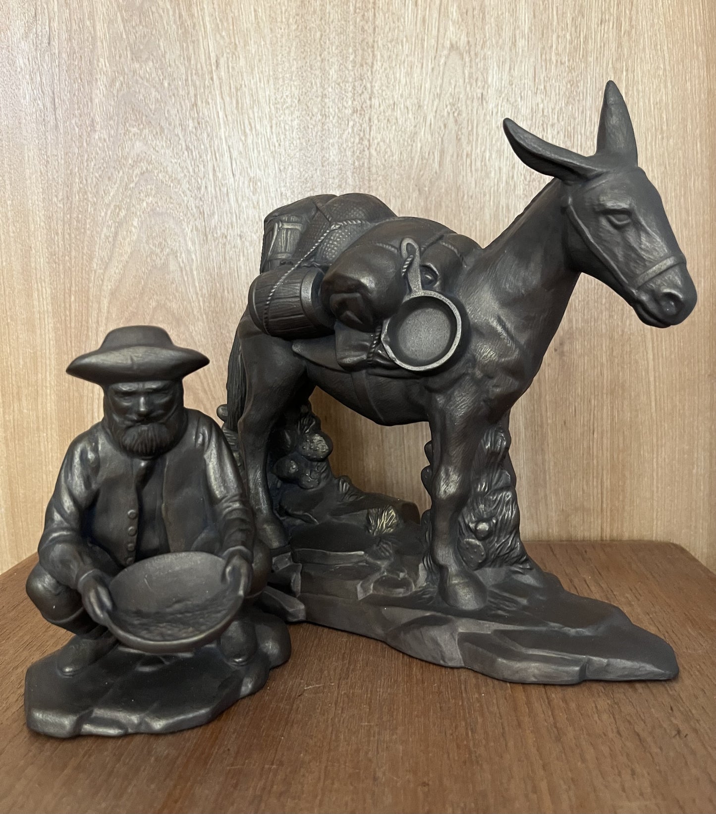 Ceramic Miner and Burro (set)