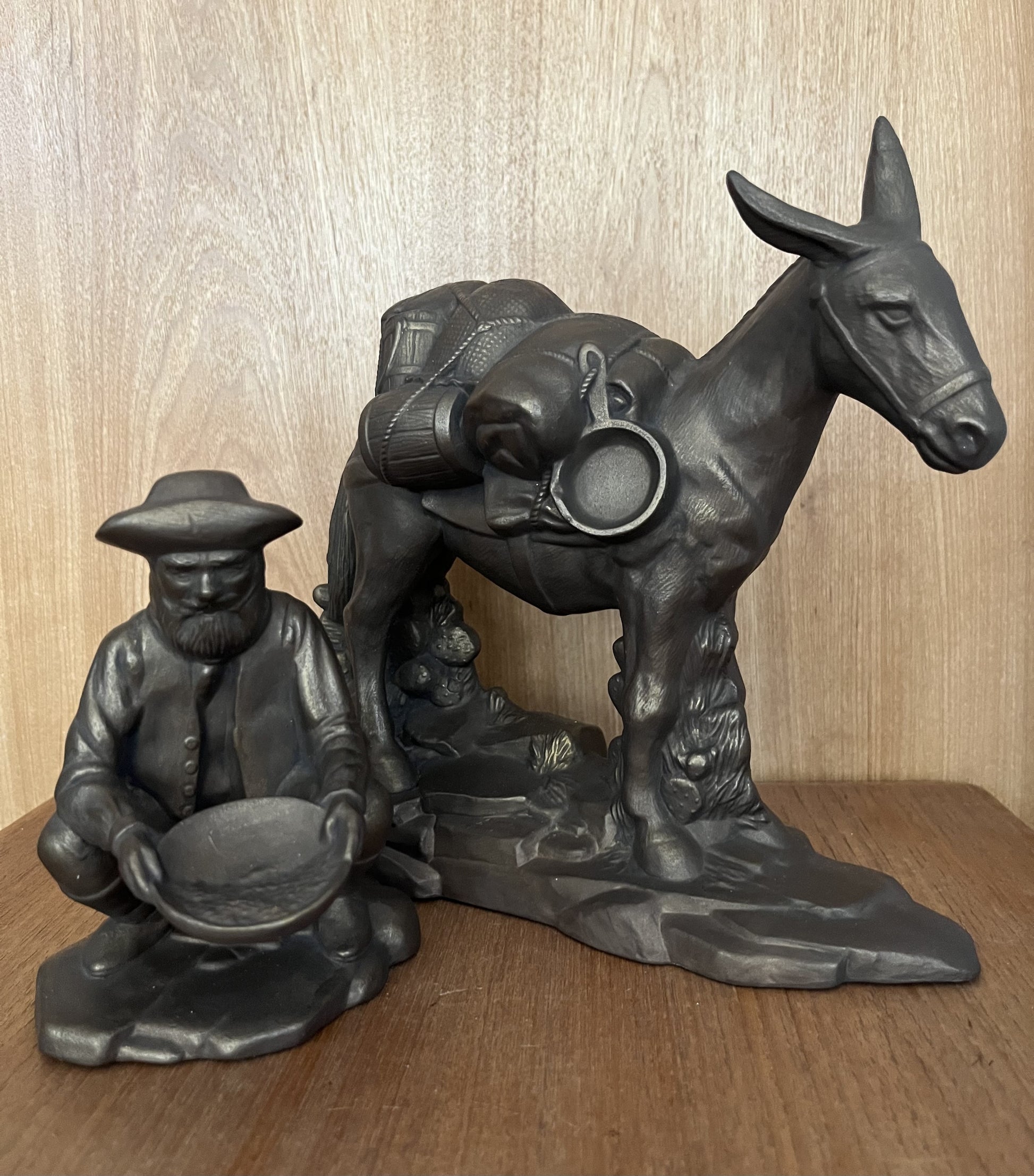 Ceramic Miner and Burro (set)