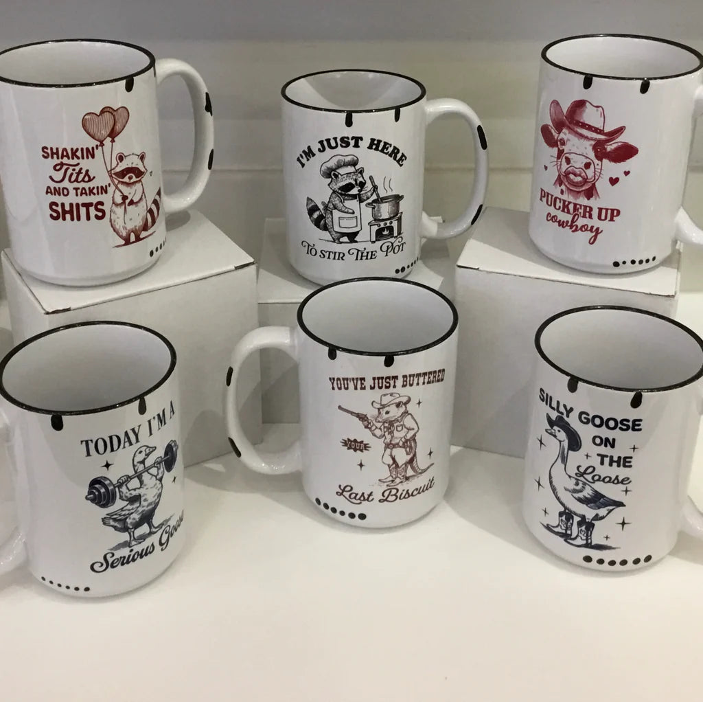 Sassy/Funny Farmhouse Animal Mugs
