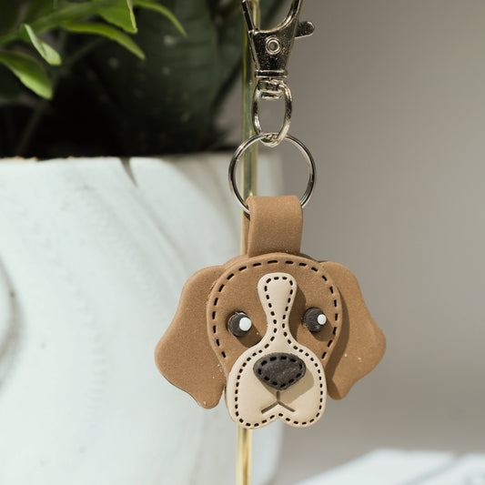 Dog 🐶 Pawsitively Adorable Polymer Clay Keychain