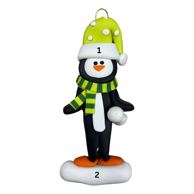 Scarf Penguin Ornaments