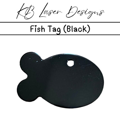Personalized Fish Aluminum Pet Tag