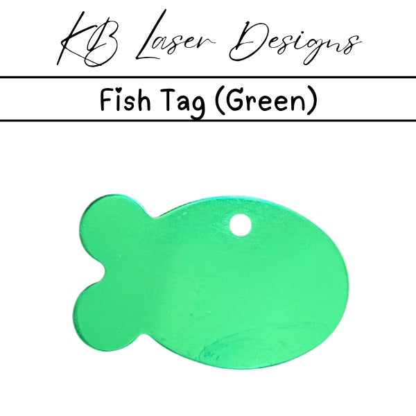 Personalized Fish Aluminum Pet Tag
