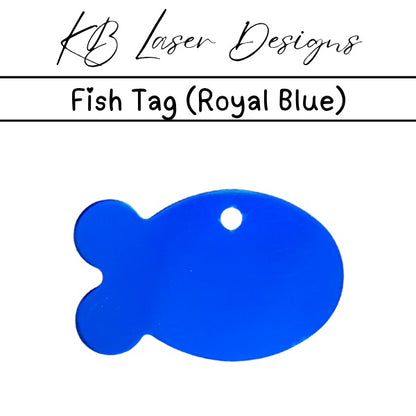 Personalized Fish Aluminum Pet Tag