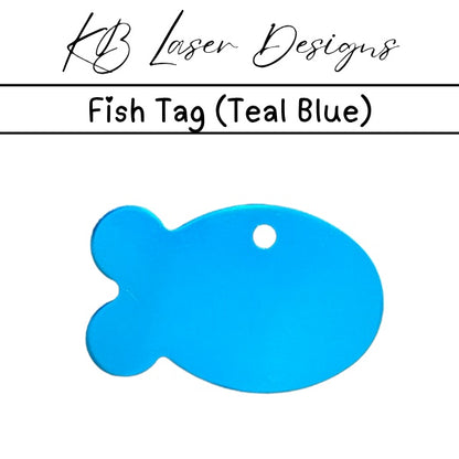 Personalized Fish Aluminum Pet Tag