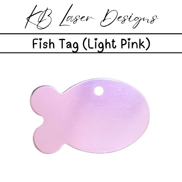 Personalized Fish Aluminum Pet Tag